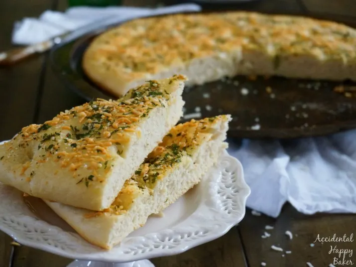 Garlic Cheese Focaccia Bread