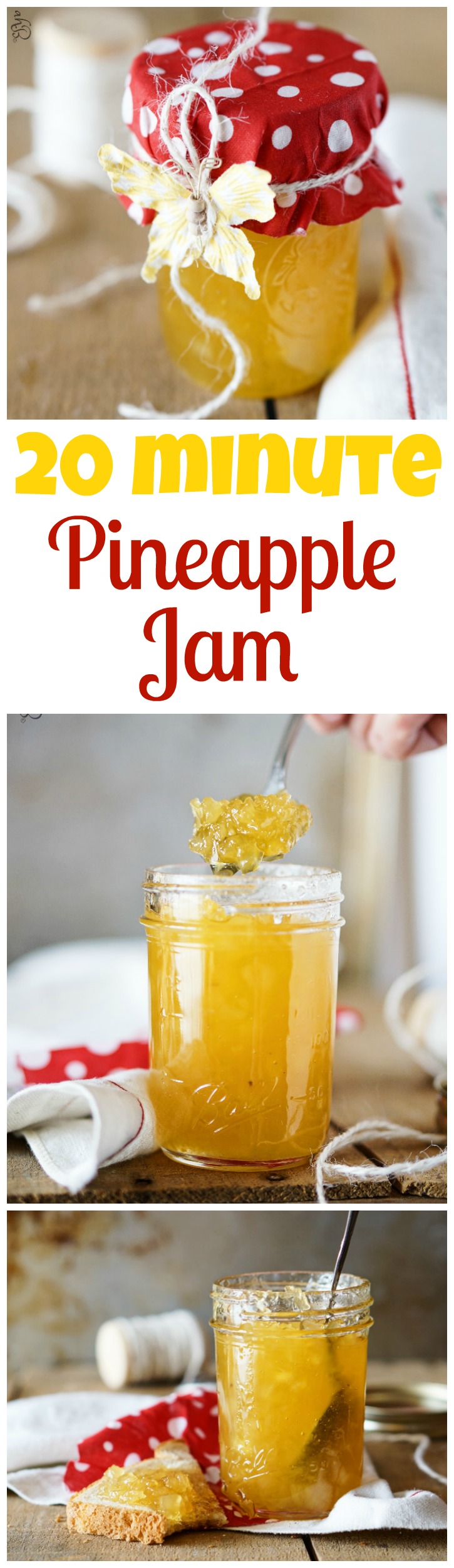 2 ingredients, 20 minutes, Pineapple Jam 