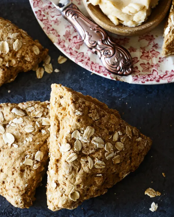 Whole Grain Scones with Maple Butter