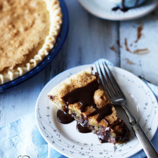 Chocolate Chip Cookie Pie - Accidental Happy Baker