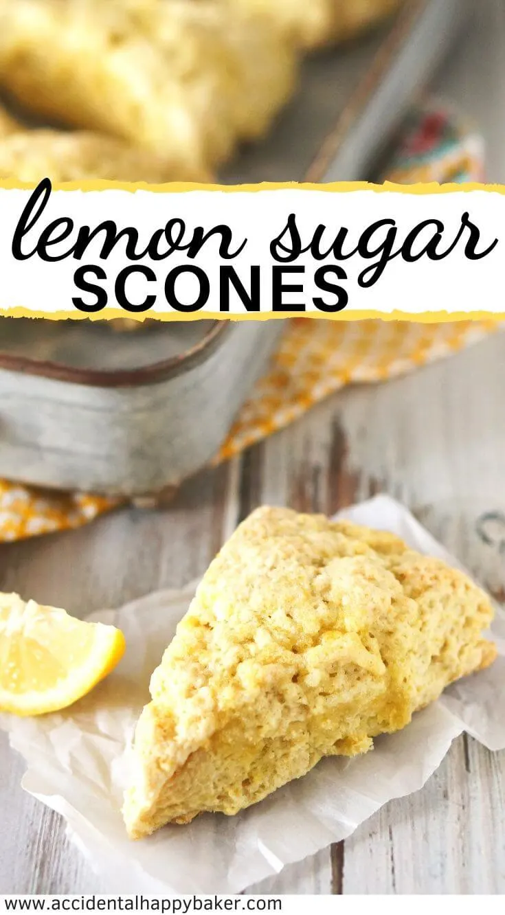 Lemon sugar scones are light and tender, with a delicate and natural lemon flavor. Perfect for nibbling alongside your favorite cup of tea.