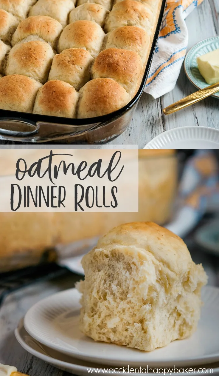 Oatmeal dinner rolls are light and fluffy. Soft and mildly sweet. Easy to make, but taste like perfection. Say hello to your new favorite dinner roll!