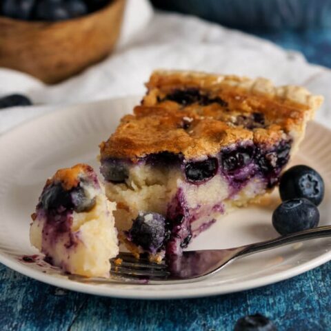 Blueberry Buttermilk Pie