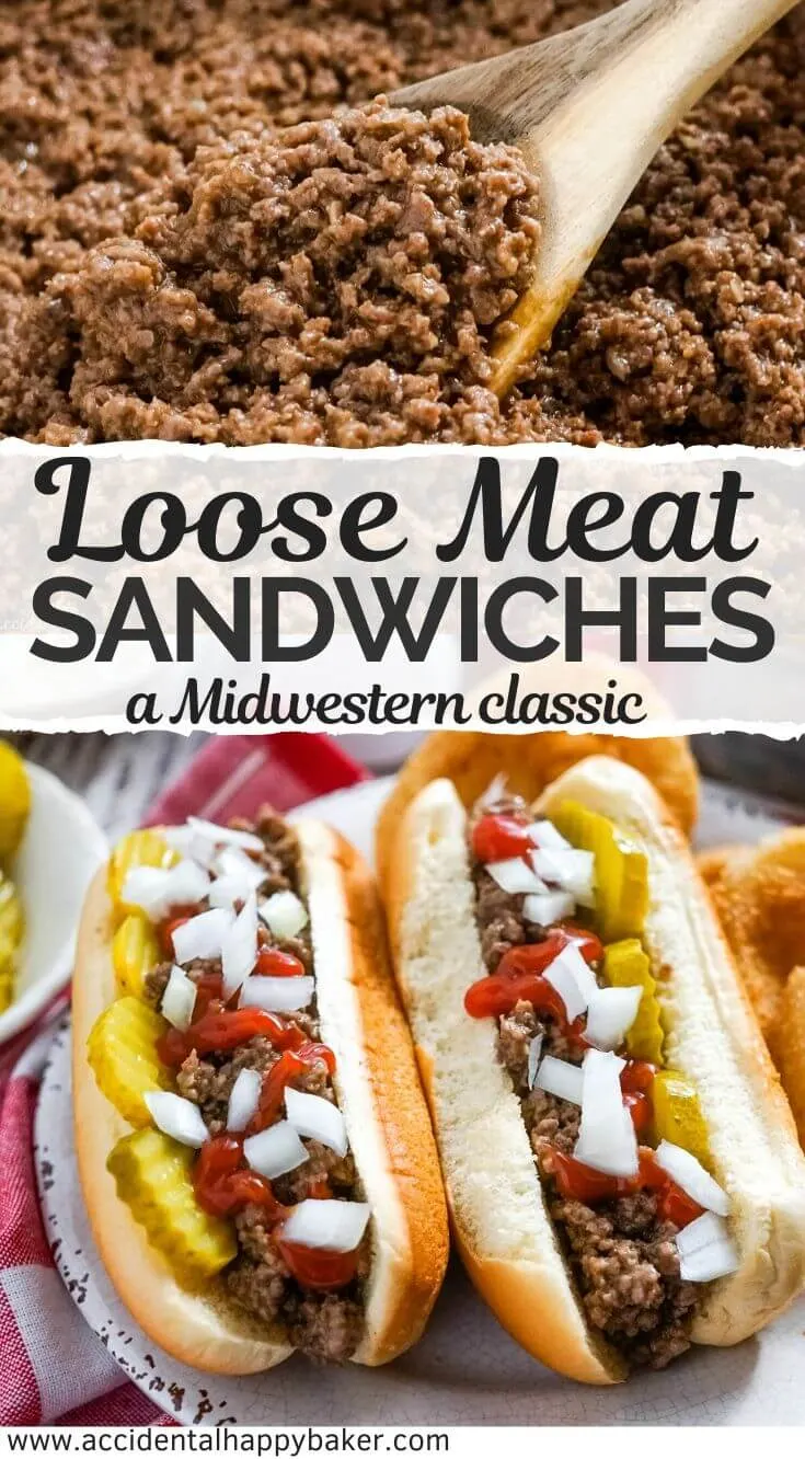 classic Midwestern Loose Meat Sandwiches are simmered in a savory sauce made with spices, beef consomme and Worcestershire sauce. They are cheap, quick and easy.