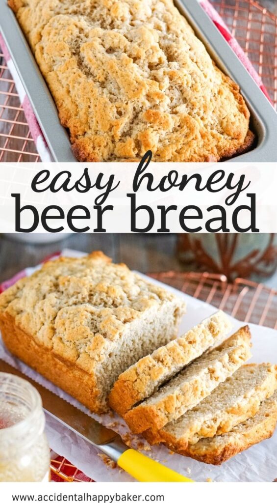 Honey Beer Bread is one of the easiest, yet heartiest and most flavorful breads to make. This bread recipe just takes a few ingredients and a few minutes to prep.