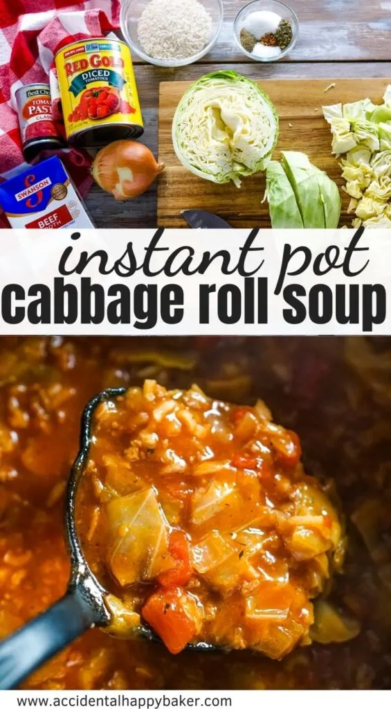 Instant pot cabbage roll soup is not only a cheap and easy recipe that makes a great weeknight dinner; it’s also so hearty, healthy, and absolutely delicious.  Stove top directions included. 